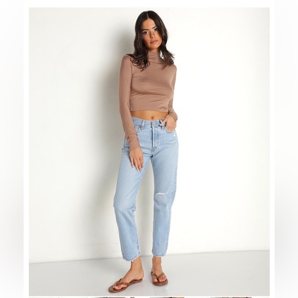 Levi's Premium Wedgie Straight Luxor
Again Light Wash Size 27 Straight Leg ankle - Picture 1 of 15
